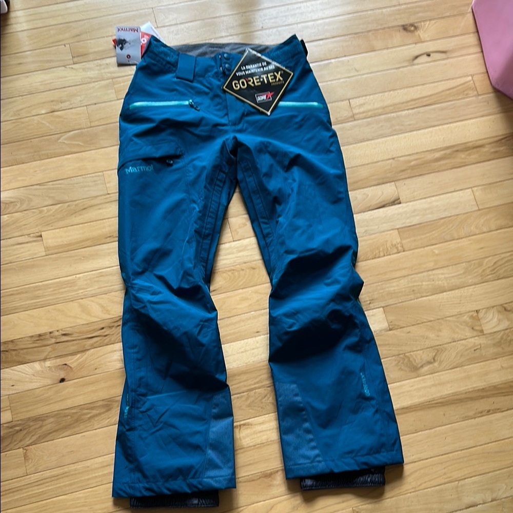 Marmot Teal Gore-Tex “Lightray” w/RECCO Ski Pants